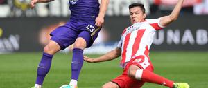 Fabian Schönheim (rechts) spielt seit Wochen wieder regelmäßig und zuverlässig.
