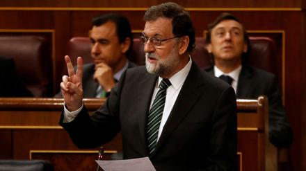 Harte Linie gegen Katalonien: Spaniens Ministerpräsident Mariano Rajoy 