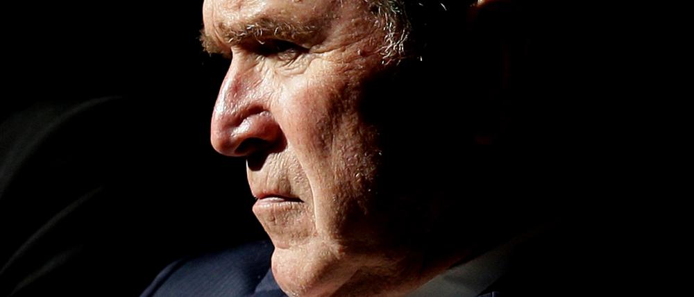 Der ehemalige US-Präsident George W. bei einer Veranstaltung am Donnerstag in New York.