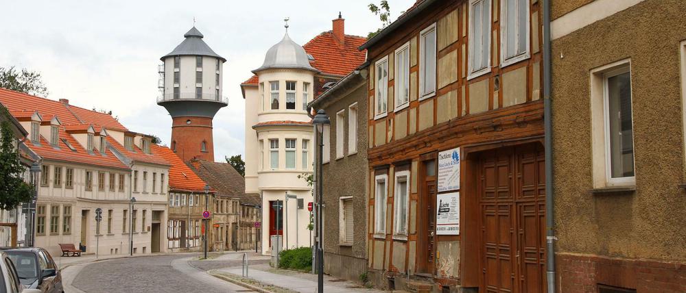 Die Altstadt von Nauen.