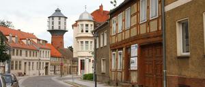 Die Altstadt von Nauen.