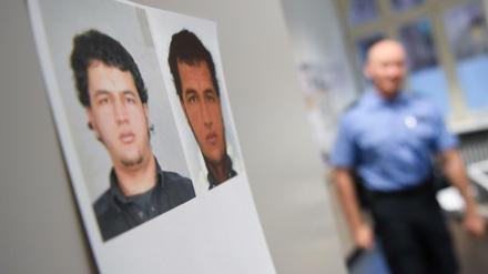 Fahndungsfotos des Attentäters von Berlin, Anis Amri.