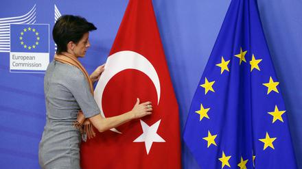 Die EU reagiert auf die Situation der Menschenrechte in der Türkei.