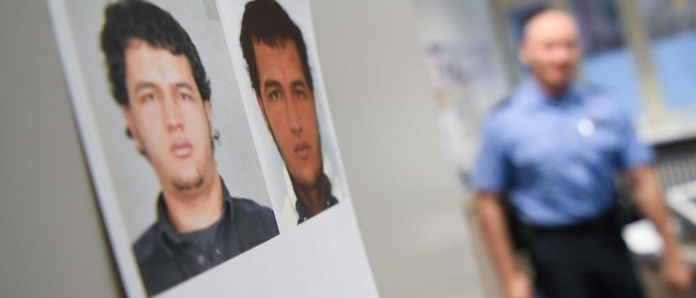 Fahndungsfotos von Anis Amri.