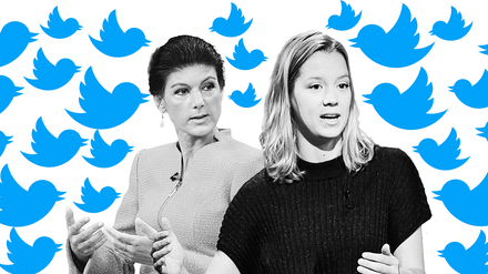 Sahra Wagenknecht und Carla Reemtsma.