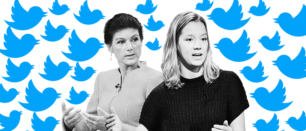 Sahra Wagenknecht und Carla Reemtsma.