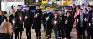 Vor den Warschauer Kulturpalast hat ein Mann versucht, mit einer Selbstverbrennung ein Zeichen zu setzen.