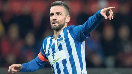Vedad Ibisevic erzielte sein bislang letztes Tor in der Bundesliga im April beim 1:0 gegen den VfL Wolfsburg. 