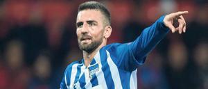 Vedad Ibisevic erzielte sein bislang letztes Tor in der Bundesliga im April beim 1:0 gegen den VfL Wolfsburg. 