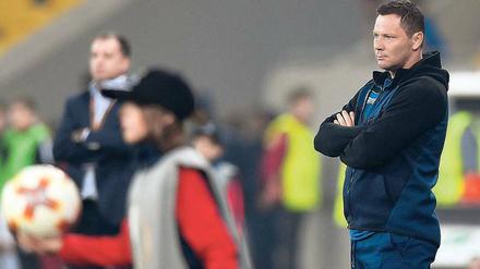 Favorit? Herthas Trainer Dardai erwartet einen Pokalfight gegen Köln.