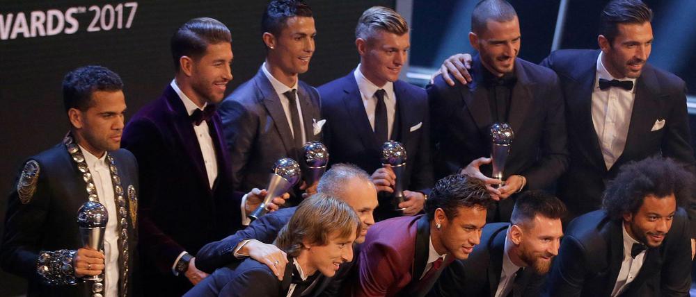 Der Kreis der Besten: Die Fifa-Weltauswahl dieses Jahres.