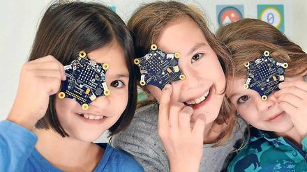 Schon Grundschüler sollen mit dem Calliope lernen, wie Computer funktionieren.
