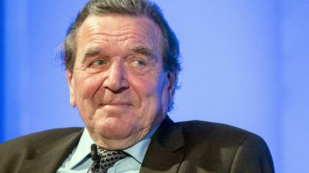 Rauflustig: Altkanzler Gerhard Schröder.