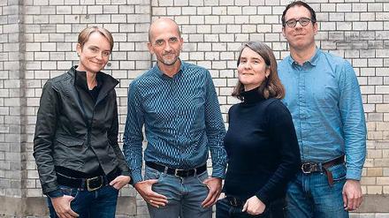 Anja Kühne, Björn Seeling, Nadine Lange und Tilmann Warnecke (von links) beantworteten in 50 Kolumnen Fragen.