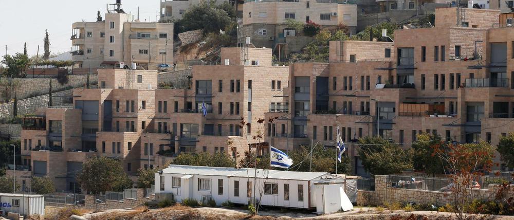 Wohnungen israelischer Siedler in Ost-Jerusalem. 