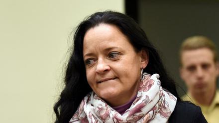 Beate Zschäpe vor Gericht in München.