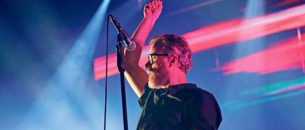 The National-Sänger Matt Berninger im Tempodrom. 