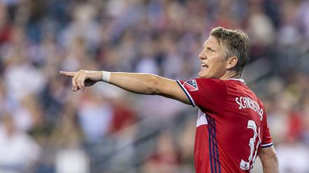 Es hat nichts genützt: Bastian Schweinsteigers Anweisungen konnten sein Team Chicago Red Fire nicht vor dem Ausscheiden bewahren.