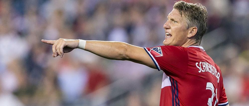 Es hat nichts genützt: Bastian Schweinsteigers Anweisungen konnten sein Team Chicago Red Fire nicht vor dem Ausscheiden bewahren.