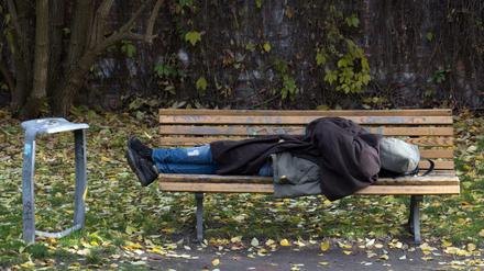 Bis zu 6000 Menschen leben in Berlin ohne Dach über dem Kopf.
