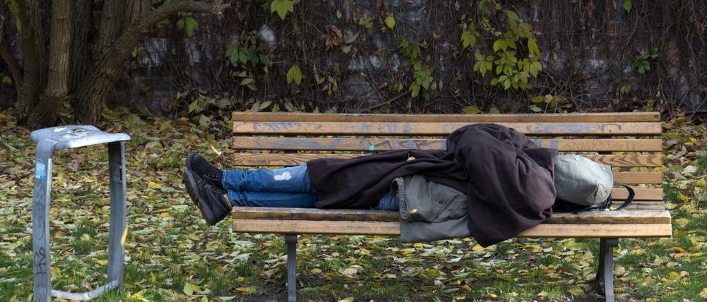 Bis zu 6000 Menschen leben in Berlin ohne Dach über dem Kopf.