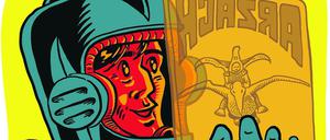 Valerian trifft auf Moebius, festgehalten von Bela Sobottke.