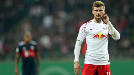 Leipzigs Timo Werner kann es nicht fassen.