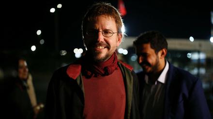 Peter Steudtner in Istanbul nach seiner Freilassung aus dem Silivri-Gefängnis.