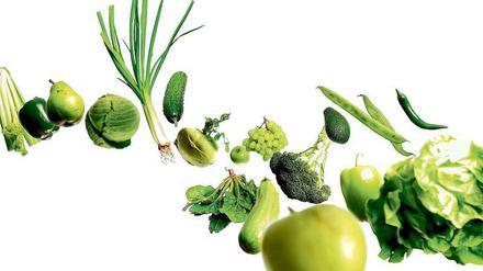 Gesundes Grün. Vegetarische Ernährung liegt im Trend.