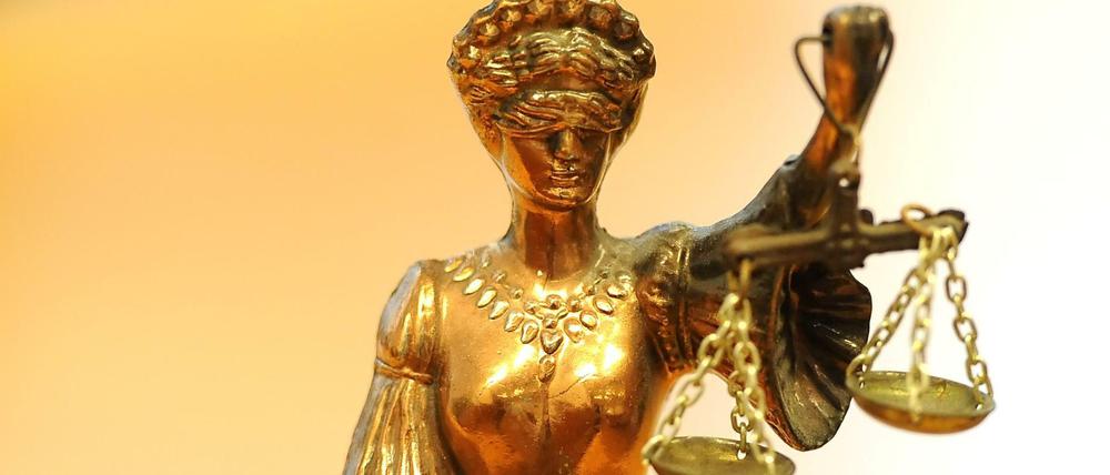 Braucht Platz: Justitia in Berlin.