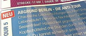 Berliner Abgründe - empfohlen für eine Radtour.