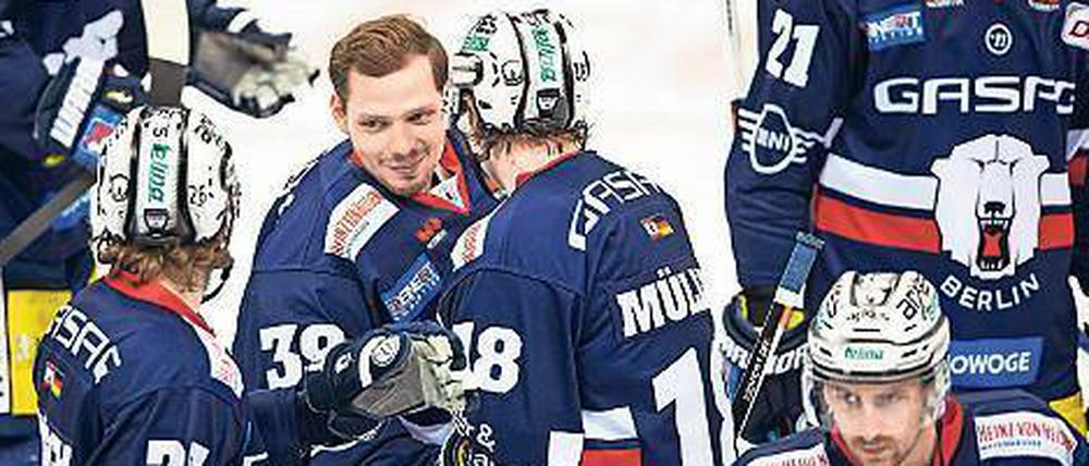 Mittendrin. Marvin Cüpper ist eine feste Größe bei den Eisbären. 