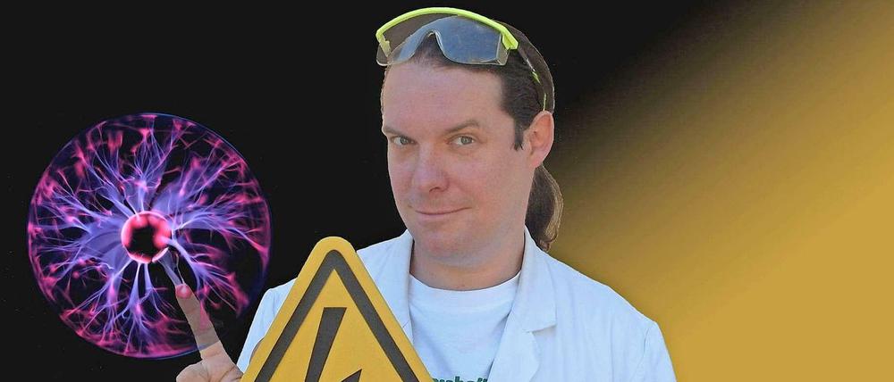 Oliver Grammel vermittelt Naturwissenschaften auf zauberhafte Weise.