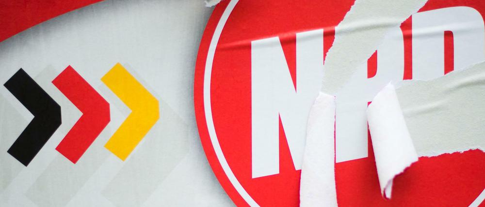 Ziemlich zerrupft: Die NPD spielt politisch keine Rolle mehr.