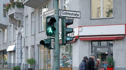Scherz mit dem Namen des Dichterfürsten: Zwei Tage lang stand „Göhtestraße“ auf Schildern der Charlottenburger Goethestraße.