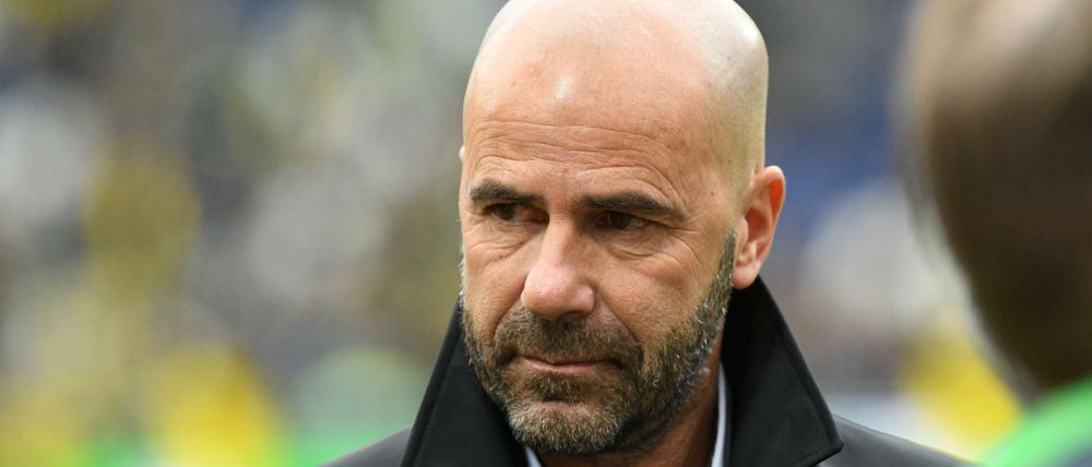Dortmunds Trainer Peter Bosz.