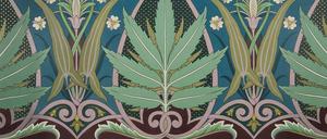 Karl Krumbholz: Das vegetabile Ornament, Dresden 1879. Tafel Nummer 14.