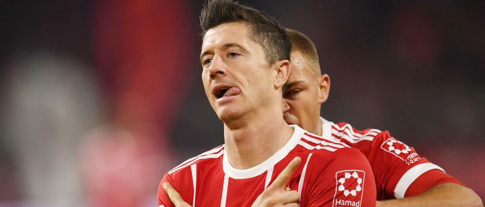 Robert Lewandowski machte mit seinem Treffer zum 2:0 früh alles klar für den FC Bayern.