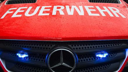 Ein Einsatzfahrzeug der Feuerwehr (Symbolfoto).