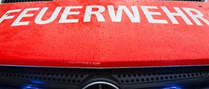 Ein Einsatzfahrzeug der Feuerwehr (Symbolfoto).