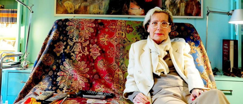 Silvia Bovenschen in ihrer Wohnung in Charlottenburg.