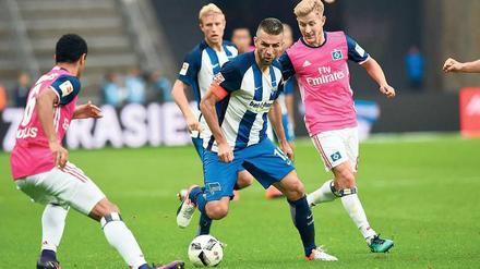 Wiedersehen macht Freude. In der Vorsaison erzielte Hertha-Stürmer Vedad Ibisevic die beiden Treffer zum 2:0-Heimsieg über den HSV. Das Spiel am Samstag böte also eine gute Gelegenheit für seine ersten Ligatore in dieser Saison.