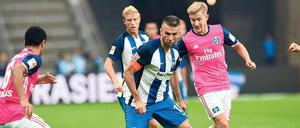 Wiedersehen macht Freude. In der Vorsaison erzielte Hertha-Stürmer Vedad Ibisevic die beiden Treffer zum 2:0-Heimsieg über den HSV. Das Spiel am Samstag böte also eine gute Gelegenheit für seine ersten Ligatore in dieser Saison.