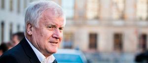 CSU-Chef Horst Seehofer vor dem Auftakt der Sondierungsrunde am Montag