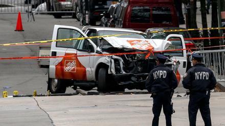 Polizei in Manhattan in New York City, 1. November , 2017.