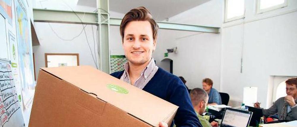 Elf Millionen Kisten im Monat versendet Hellofresh-Gründer Dominik Richter inzwischen – auf dem Bild im Jahr 2012. 