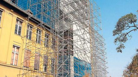 Das Steglitzer Fichtenberg-Gymnasium wird grundsaniert und erweitert. 