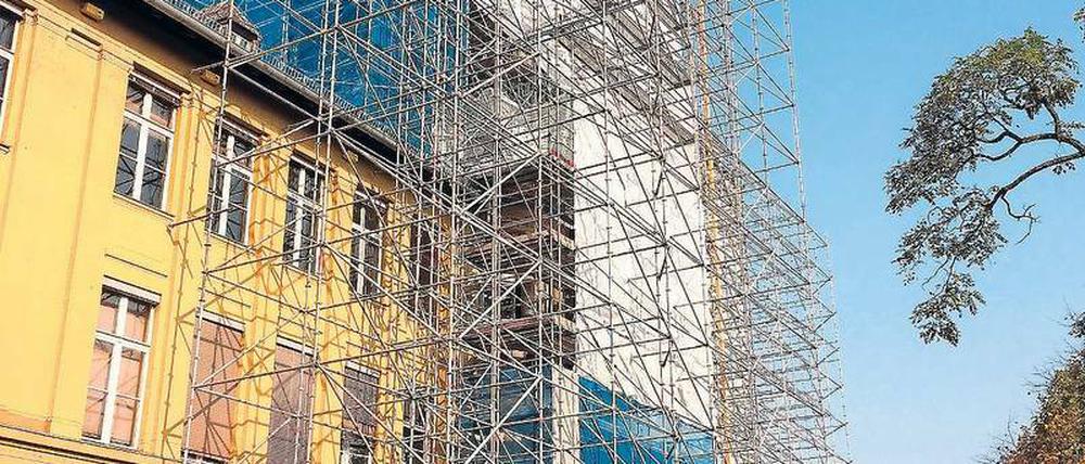 Das Steglitzer Fichtenberg-Gymnasium wird grundsaniert und erweitert.