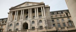 Die Bank of England in London.