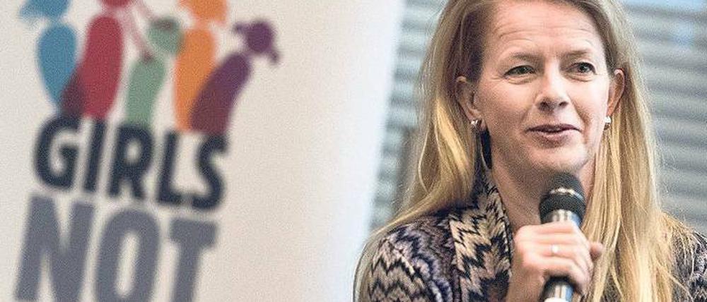 Mabel van Oranje setzt sich mit ihrer Organisation „Girls Not Brides“ für den Schutz minderjähriger Mädchen . 
